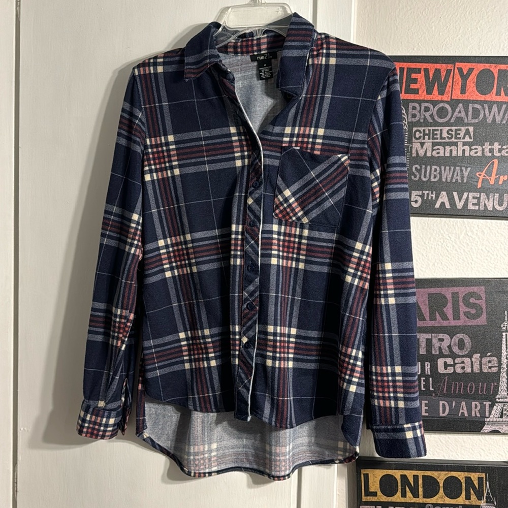 Rue21 Plaid Button Down